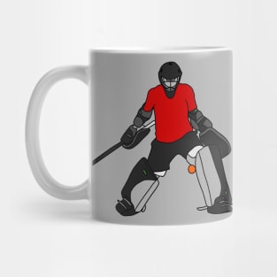 Field Hockey Goalie Red 2 Mug